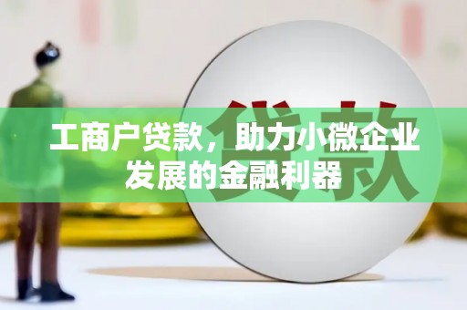 南开工商户贷款，助力小微企业发展的金融利器