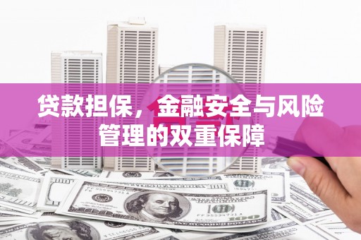 南开贷款担保，金融安全与风险管理的双重保障