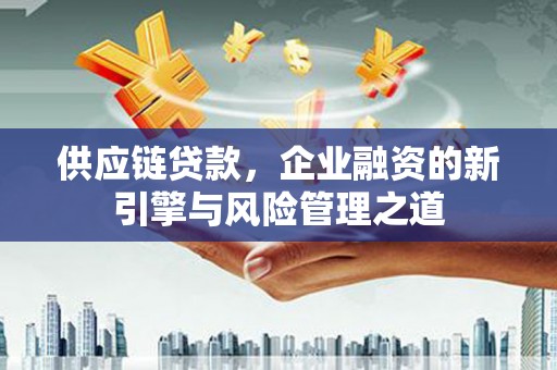 南开供应链贷款，企业融资的新引擎与风险管理之道