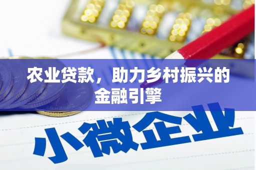 南开农业贷款，助力乡村振兴的金融引擎