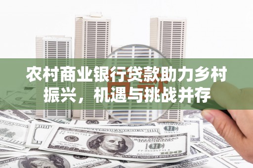 南开农村商业银行贷款助力乡村振兴，机遇与挑战并存