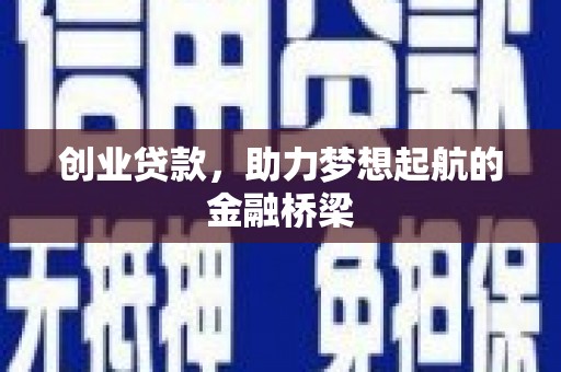 南开创业贷款，助力梦想起航的金融桥梁