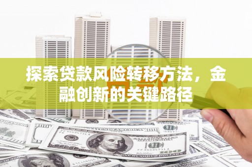 南开探索贷款风险转移方法，金融创新的关键路径