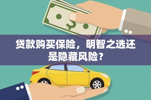 南开贷款购买保险，明智之选还是隐藏风险？