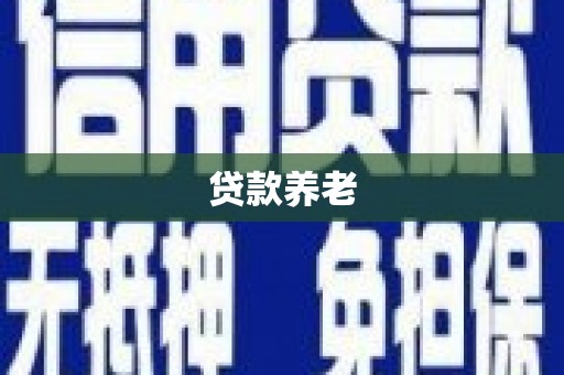 南开贷款养老