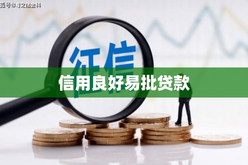 南开信用良好易批贷款