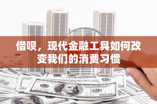 南开借呗，现代金融工具如何改变我们的消费习惯