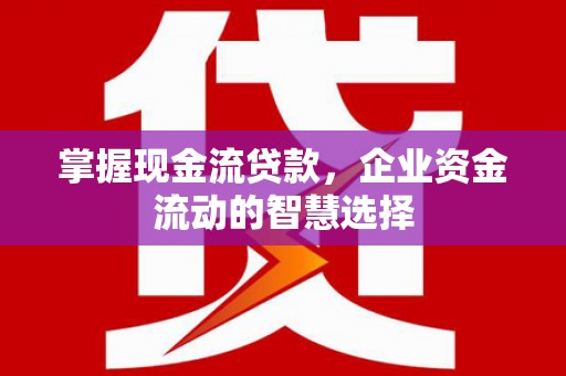 南开掌握现金流贷款，企业资金流动的智慧选择