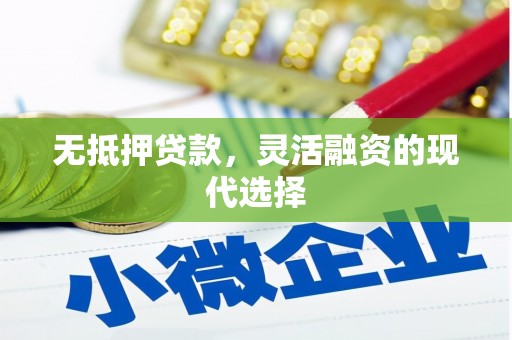 南开无抵押贷款，灵活融资的现代选择