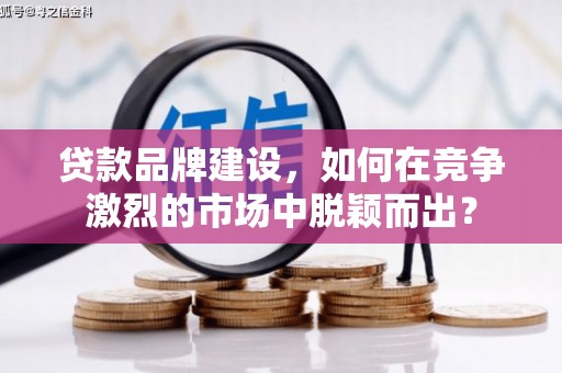 南开贷款品牌建设，如何在竞争激烈的市场中脱颖而出？