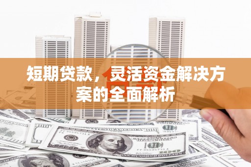 南开短期贷款，灵活资金解决方案的全面解析