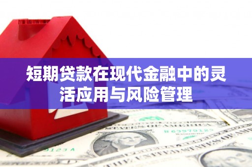 南开短期贷款在现代金融中的灵活应用与风险管理