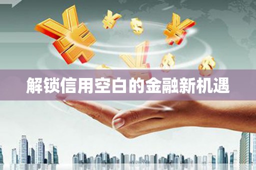 南开解锁信用空白的金融新机遇