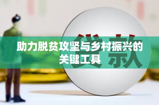 南开助力脱贫攻坚与乡村振兴的关键工具