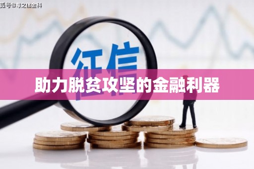 南开助力脱贫攻坚的金融利器