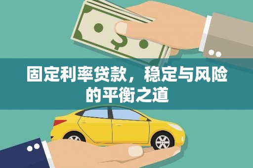 南开固定利率贷款，稳定与风险的平衡之道