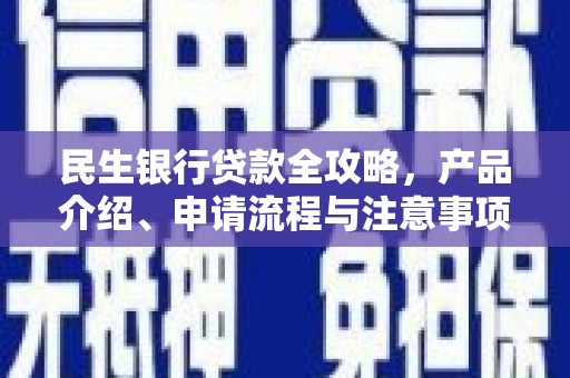 南开民生银行贷款全攻略，产品介绍、申请流程与注意事项